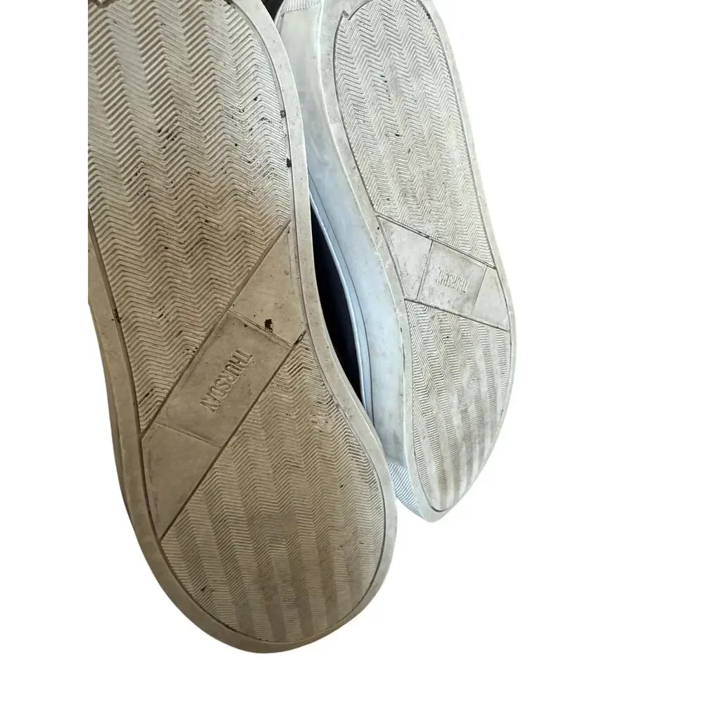 Thursday Boot Company Men’s court low top‎ sneaker in black leather